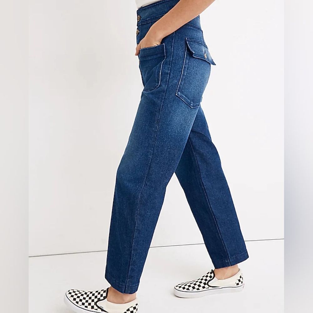 Caron Callahan Indigo Cropped Pants - Picture 4 of 11